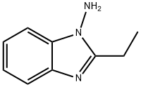 2-乙基-1H-1,3-苯并咪唑-1-胺 结构式