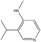 Pyridine, 3-isopropyl-4-(methylamino)- (6CI,7CI) 结构式