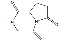 2-Pyrrolidinecarboxamide,N,N-dimethyl-5-oxo-1-vinyl-(7CI) 结构式