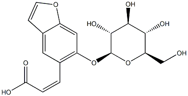 补骨脂苷 结构式