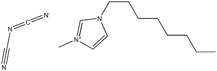 1-辛基-3-甲基咪唑二腈胺盐 结构式