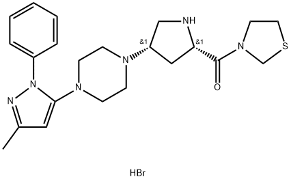氢溴酸替格列汀 结构式