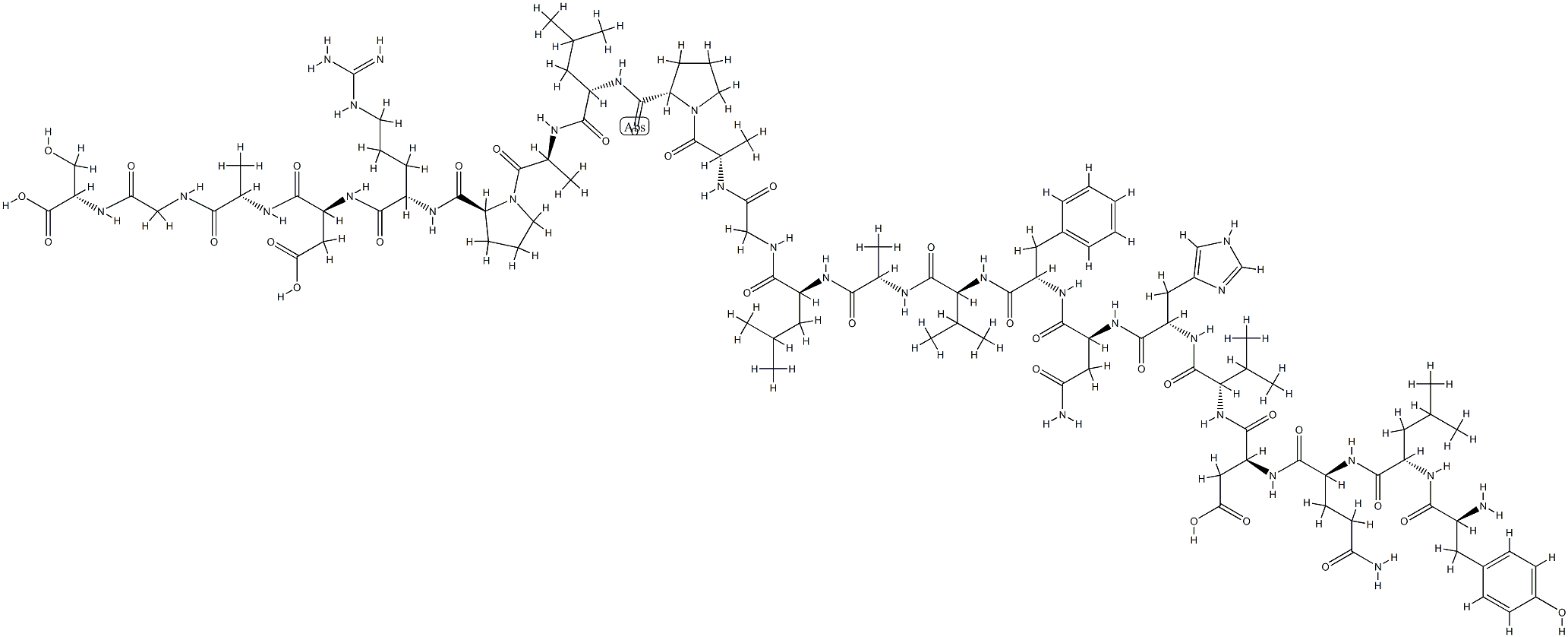 (Tyr27)-pTH (27-48) (human) 结构式