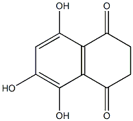 1,4-Naphthoquinone,2,3-dihydro-5,6,8-trihydroxy-(7CI) 结构式