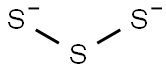 Sulfide ((Sx)2-) 结构式