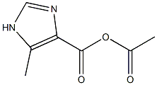 1H-Imidazole-5-carboxylic  acid,  4-methyl-,  anhydride  with  acetic  acid 结构式