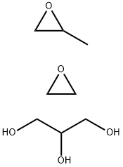 甲基环氧乙烷与环氧乙烷和1,2,3-丙三醇的聚合物 结构式