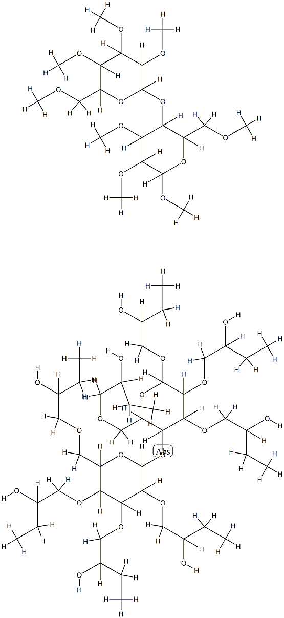 HYDROXYBUTYLMETHYLCELLULOSE 结构式