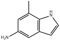 5-氨基-7-甲基吲哚 结构式