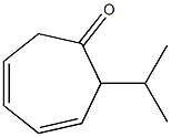 3,5-Cycloheptadien-1-one,2-isopropyl-(7CI) 结构式