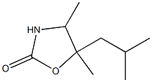 2-Oxazolidinone,5-isobutyl-4,5-dimethyl-(7CI) 结构式