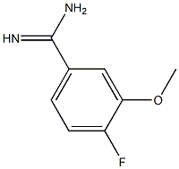 4-fluoro-3-methoxybenzamidine 结构式