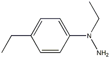 1-(1-(4-ethylphenyl)ethyl)hydrazine 结构式