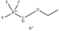 potassium (ethoxymethyl)trifluoroborate 结构式