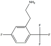 2-(5-fluoro-2-(trifluoromethyl)phenyl)ethanamine 结构式