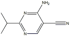 4-氨基-2-异丙基嘧啶-5-腈 结构式