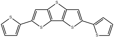 2,6-二(噻吩-2-基)二噻吩并[3,2-B:2',3'-D]噻吩 结构式