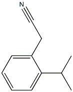 2-(2-异丙基苯基)乙腈 结构式