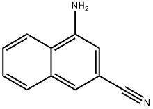 2-Naphthalenecarbonitrile,4-amino-(9CI) 结构式