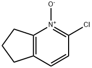 2-氯-6,7-二氢-5H-环戊二烯[B]吡啶-N-氧化物 结构式