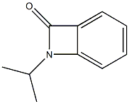 7-Azabicyclo[4.2.0]octa-1,3,5-trien-8-one,7-(1-methylethyl)-(9CI) 结构式