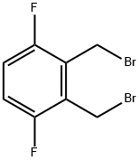 2,3-双(溴甲基)-1,4-二氟苯 结构式