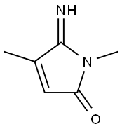 2H-Pyrrol-2-one,1,5-dihydro-5-imino-1,4-dimethyl-(9CI) 结构式