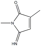 2H-Pyrrol-2-one,1,5-dihydro-5-imino-1,3-dimethyl-(9CI) 结构式