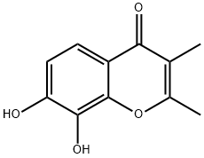 Chromone, 7,8-dihydroxy-2,3-dimethyl- (6CI,7CI) 结构式