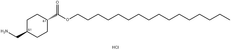 传明酸十六烷基酯 结构式