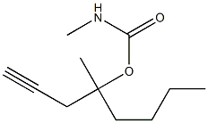 Carbamic acid, methyl-, 1-butyl-1-methyl-3-butynyl ester (6CI,7CI) 结构式
