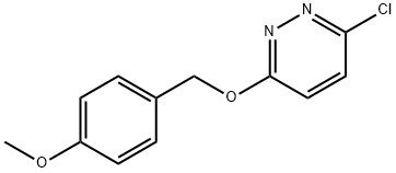 3-chloro-6-[(4-methoxyphenyl)methoxy]pyridazine 结构式