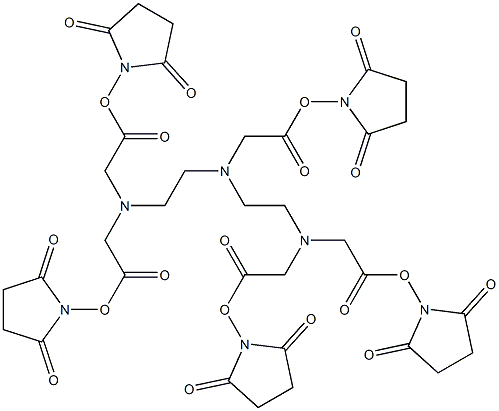 diethylenetriamine N-hydroxysuccinimide pentaester 结构式