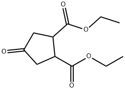 diethyl 4-oxo-1,2-cyclopentanedicarboxylate 结构式