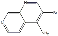 1,7-Naphthyridin-4-amine,3-bromo-(9CI) 结构式