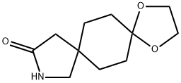 1,4-二氧杂-10-氮杂二螺[4.2.4.2]十四烷-11-酮 结构式
