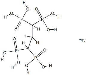 technetium Tc 99m propanetetraphosphonate 结构式
