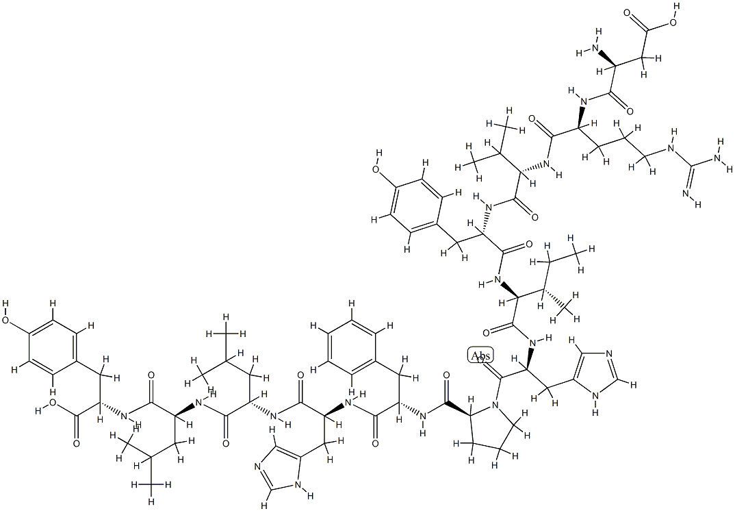 ANGIOTENSIN (1-12) (MOUSE, RAT) 结构式