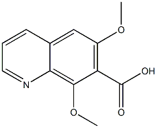 7-Quinolinecarboxylicacid,6,8-dimethoxy-(7CI,9CI) 结构式