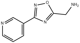 [3-(pyridin-3-yl)-1,2,4-oxadiazol-5-yl]methanamine 结构式