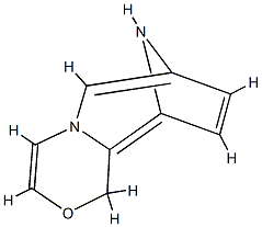 7,10-Imino-1H-[1,4]oxazino[4,3-a]azepine 结构式