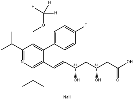 头孢伐他汀-D3，钠盐 结构式