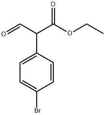 ETHYL 2-(4-BROMOPHENYL)-3-OXOPROPANOATE 结构式