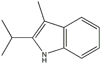 1H-Indole,3-methyl-2-(1-methylethyl)-(9CI) 结构式