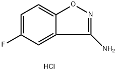 5-氟苯并[D]异噁唑-3-胺盐酸盐 结构式