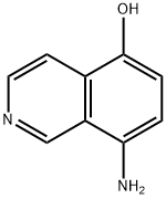 5-Isoquinolinol,8-amino-(9CI) 结构式