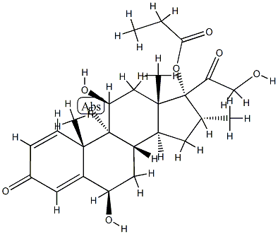 6-hydroxydexamethasone 17-propionate 结构式