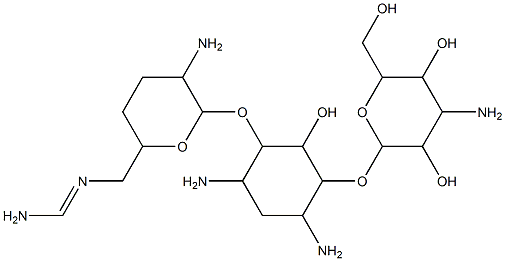 6'-N-formimidoyldibekacin 结构式