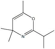 4H-1,3-Oxazine,2-isopropyl-4,4,6-trimethyl-(7CI) 结构式