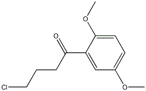 4-CHLORO-2'',5''-DIMETHOXYBUTYROPHENONE 结构式